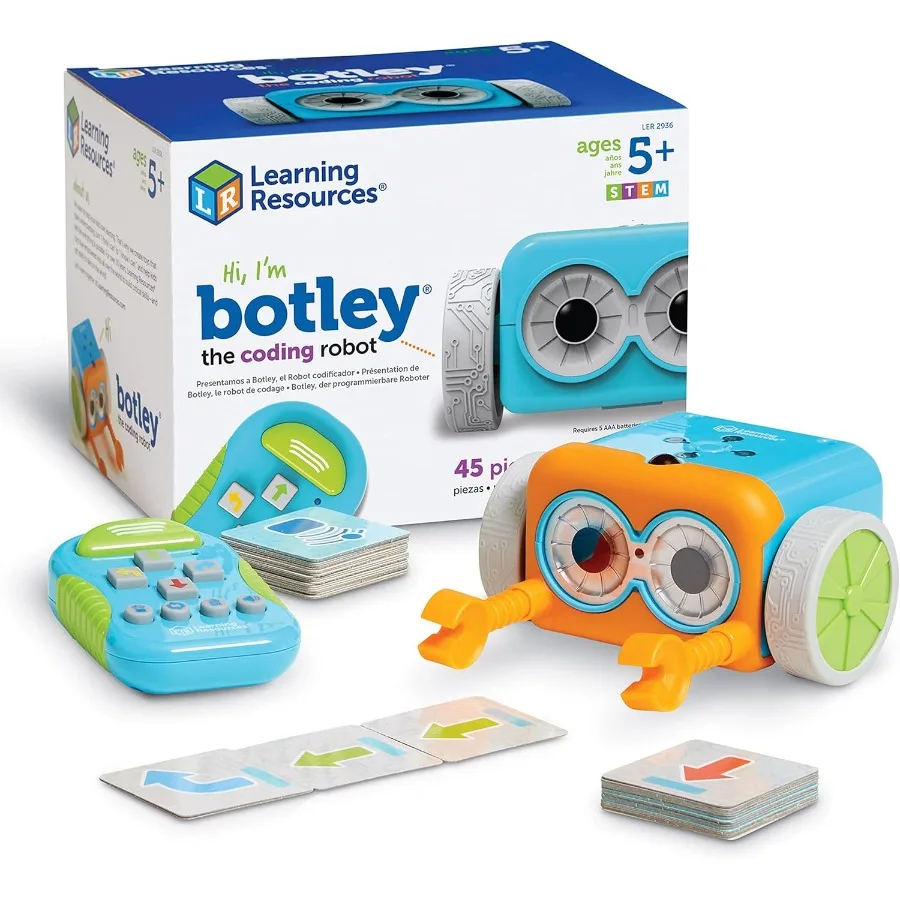 Learning Resources Botley The Coding Robot - 45 Pieces Ages 5+ Screen- Free Coding Toys Coding STEM Toy for Coding for
Learning Resources Botley The Coding Robot - 45 Pieces Ages 5+ Screen- Free Coding Toys Coding STEM Toy for Coding for