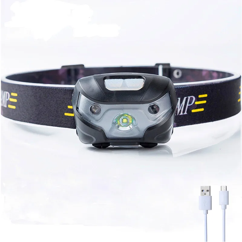 LED Headlight USB Mini Portable Rechargeable Headlamp Body Motion Sensor Head light outdoor Camping Torch Lamp
LED Headlight USB Mini Portable Rechargeable Headlamp Body Motion Sensor Head light outdoor Camping Torch Lamp