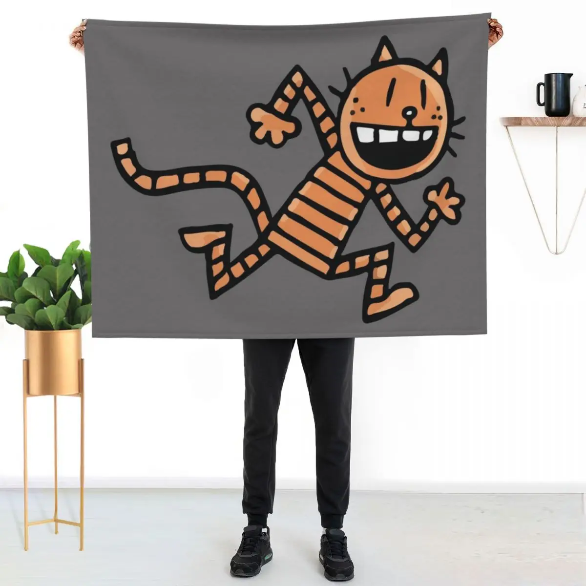 Dog Man Cat - Grey Throw Blanket Men's Soft Warm Throw Blanket for Couch
Dog Man Cat - Grey Throw Blanket Men's Soft Warm Throw Blanket for Couch