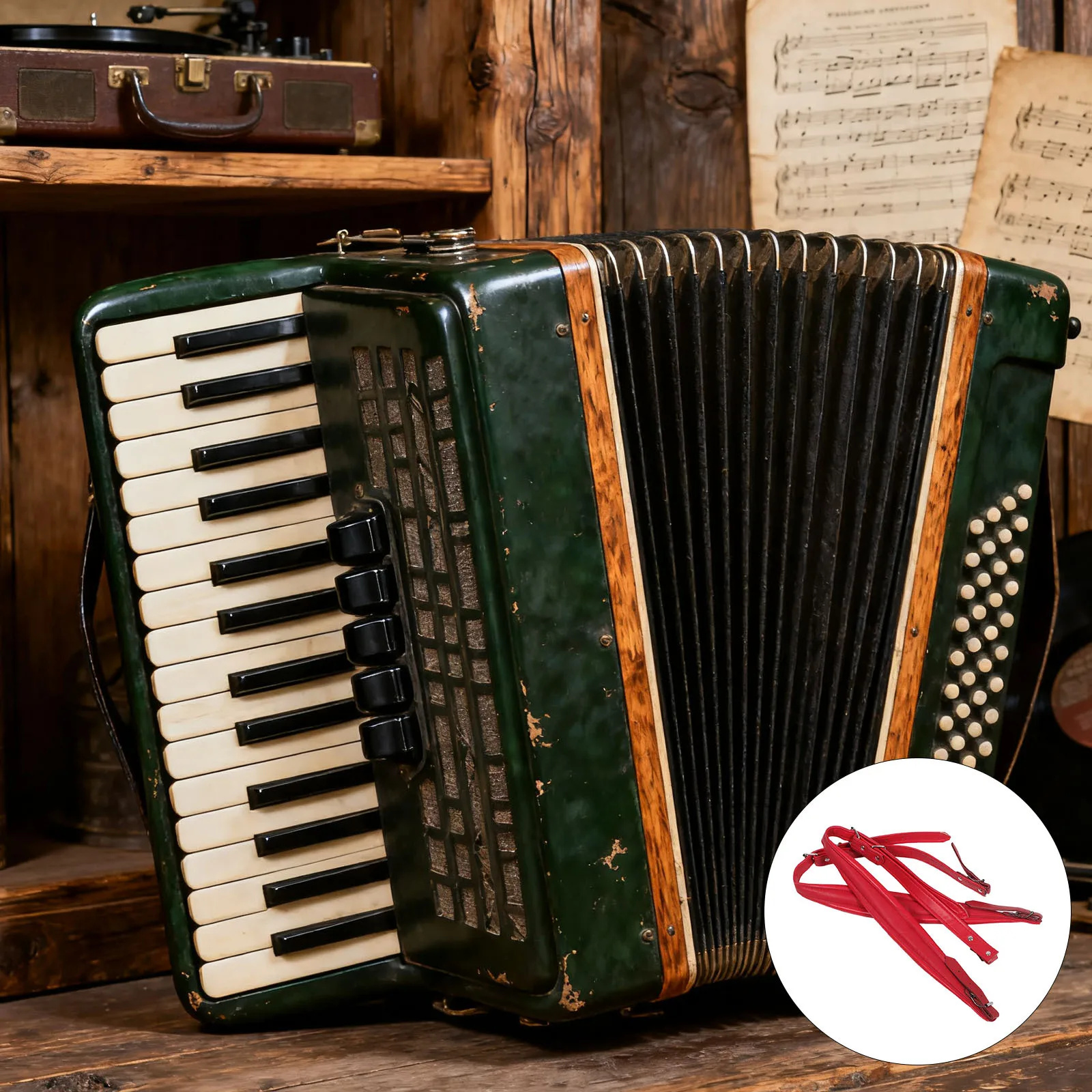 1Pair Adjustable 16-120 Bass Accordion Shoulder Strap Waterproof Chest Belt For Adult Musician Replacement Sternum Harness
1Pair Adjustable 16-120 Bass Accordion Shoulder Strap Waterproof Chest Belt For Adult Musician Replacement Sternum Harness