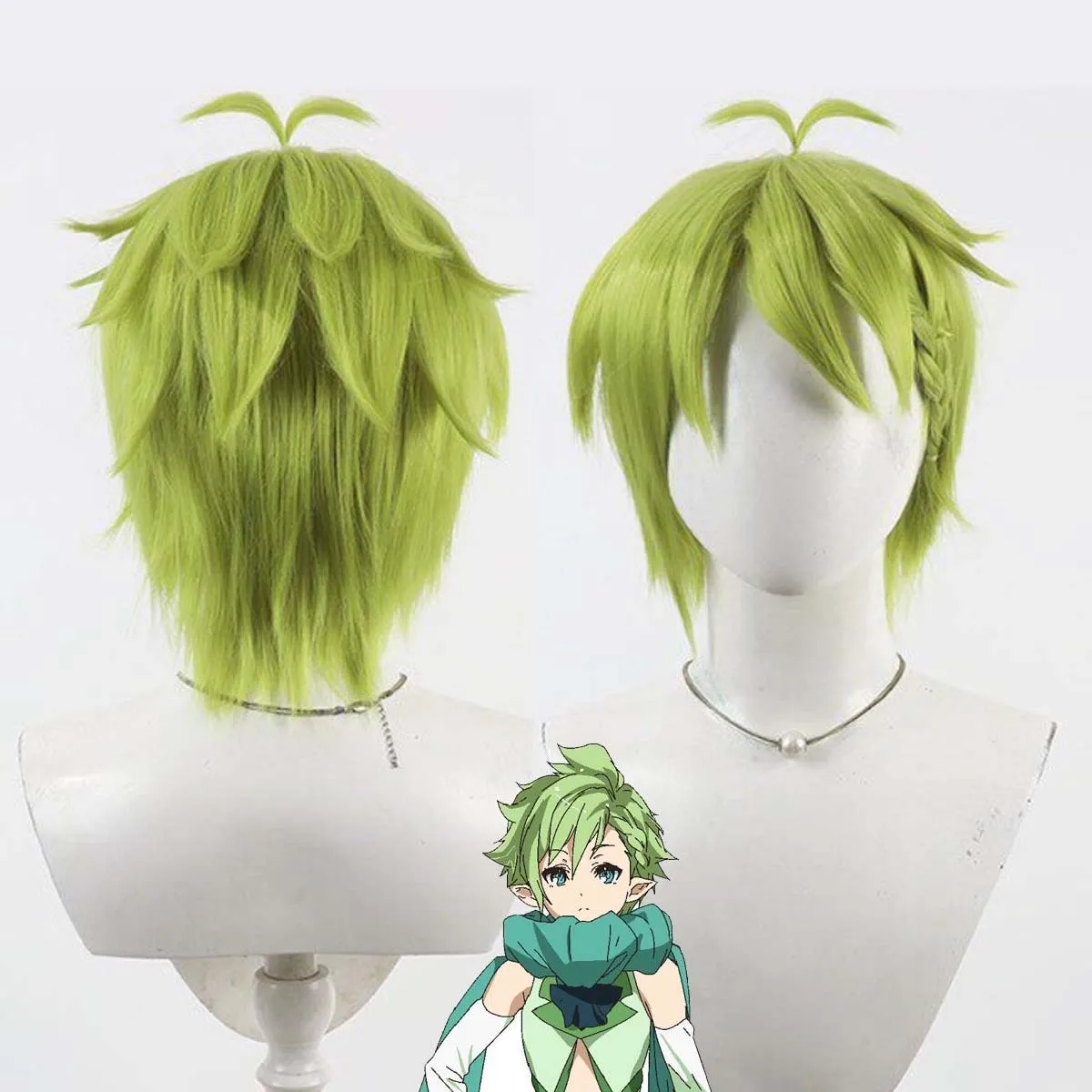 Men Anime Macross Delta Cosplay Reina Prowler Short Green Heat Resistant Synthetic Hair Wig
Men Anime Macross Delta Cosplay Reina Prowler Short Green Heat Resistant Synthetic Hair Wig