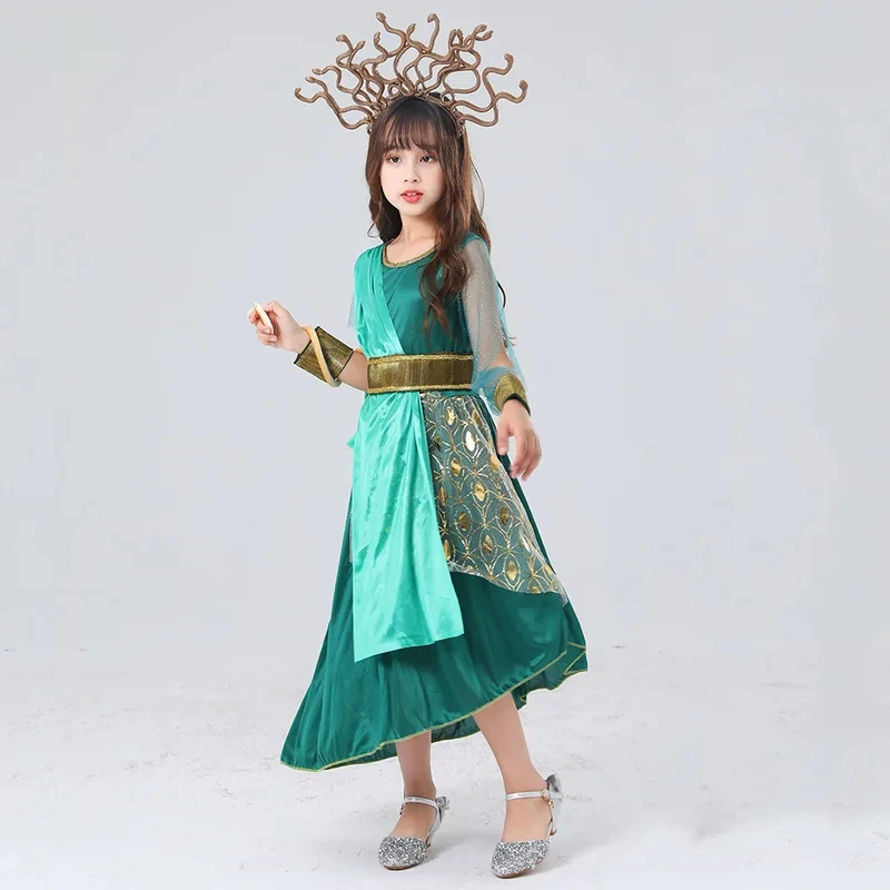 ❤2026✚Children's Ancient Greek Mythology Gorgon Movie Character Medusa Carnival Party Cosplay Costume Love Live Cosplay◀
❤2026✚Children's Ancient Greek Mythology Gorgon Movie Character Medusa Carnival Party Cosplay Costume Love Live Cosplay◀