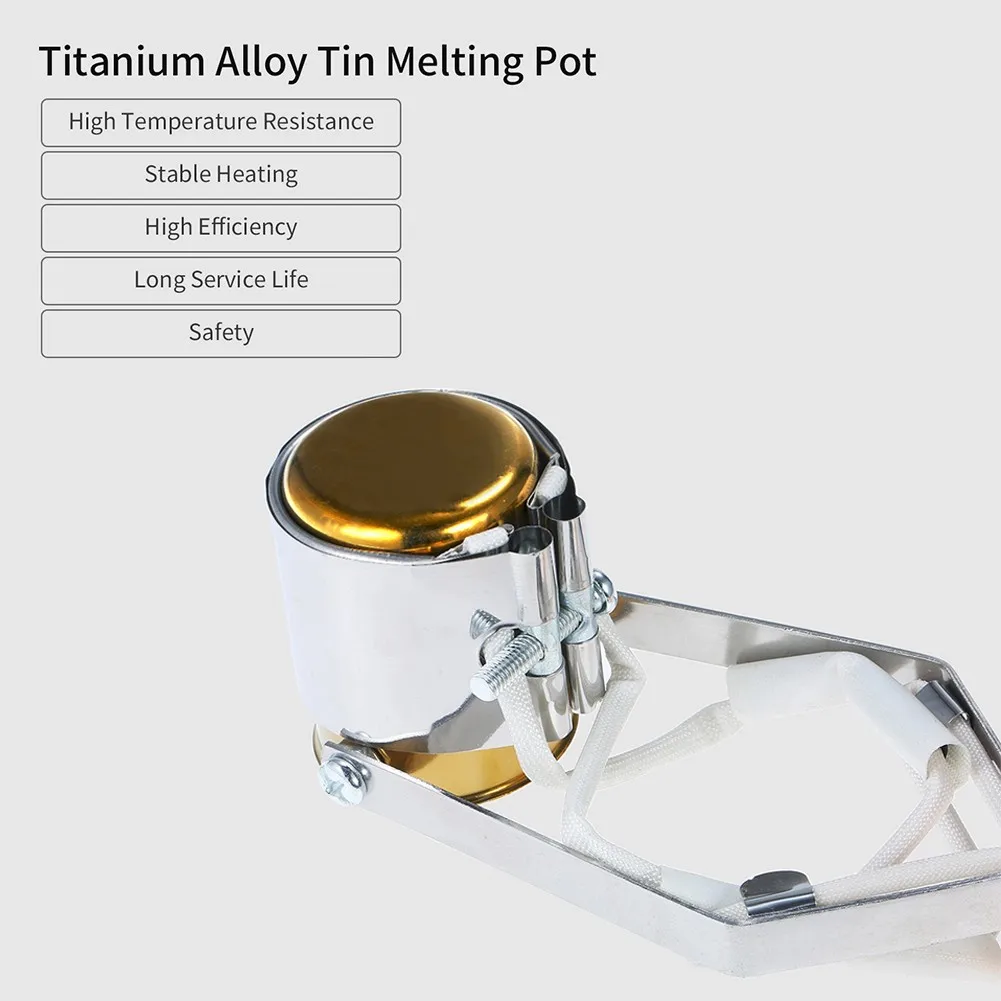 Easy To Carry Quickly Safe Simple Convenient Tin Soldering Pot 300w/500w Adjustable Temperature Control
Easy To Carry Quickly Safe Simple Convenient Tin Soldering Pot 300w/500w Adjustable Temperature Control