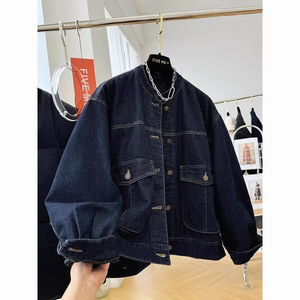 Gagarich, корейский повседневный свободный джинсовый стиль в западном стиле, женская осенне-зимняя популярная одежда, супер красивая короткая хлопковая куртка
Gagarich, корейский повседневный свободный джинсовый стиль в западном стиле, женская осенне-зимняя популярная одежда, супер красивая короткая хлопковая куртка