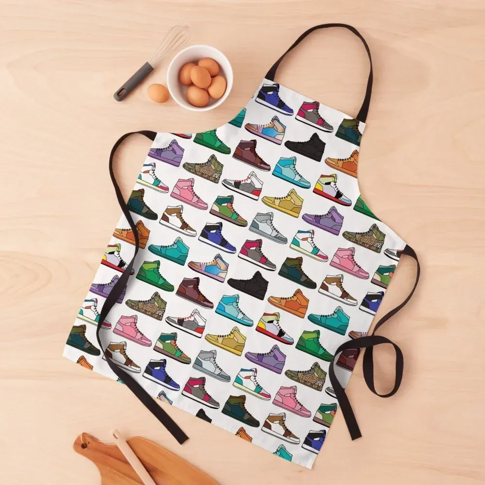 Sneaker pattern Apron chef costume with pockets Women's Dresses christmas decoration Apron
Sneaker pattern Apron chef costume with pockets Women's Dresses christmas decoration Apron