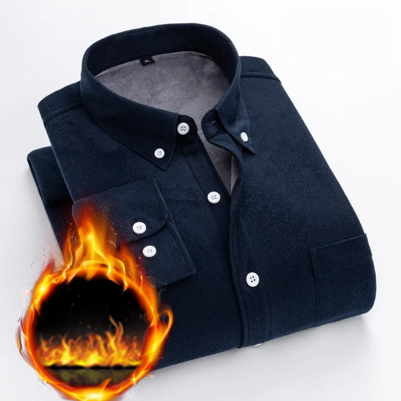 New High Quality Autumn Winter Casual Fashion Long Sleeve Solid Shirt Thick Warm Men's Casual Shirts Soft Dropshipping
New High Quality Autumn Winter Casual Fashion Long Sleeve Solid Shirt Thick Warm Men's Casual Shirts Soft Dropshipping