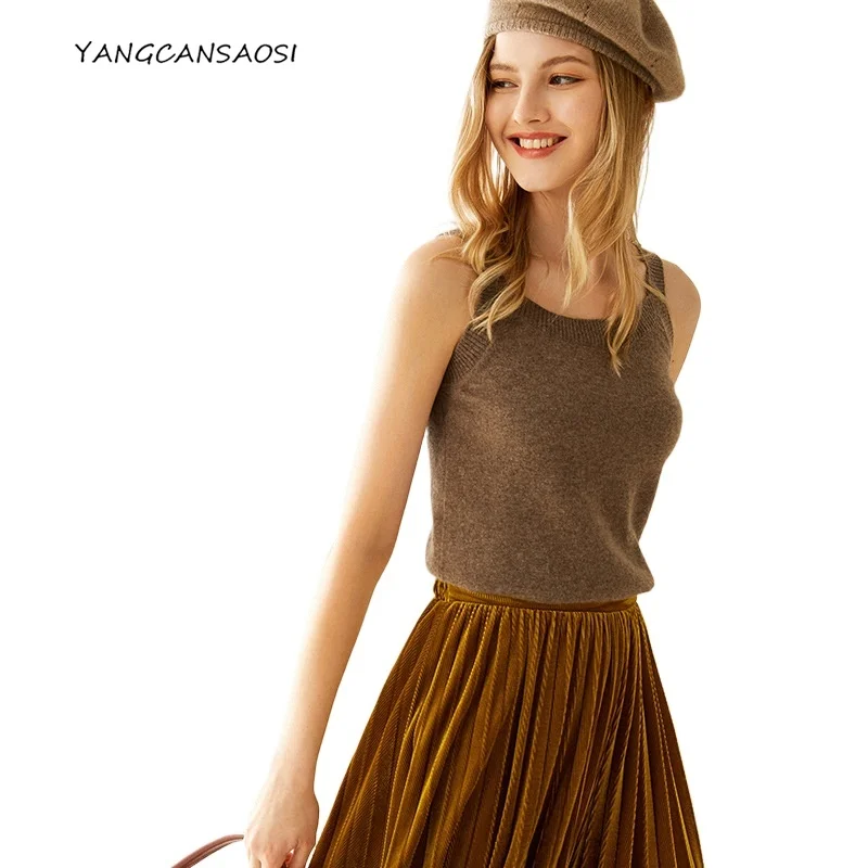 2025 Autumn/Winter Women's Fashion New Versatile Slim Fit 100% Cashmere Imitation One Neck Loose Casual Knitted Sling Sweater
2025 Autumn/Winter Women's Fashion New Versatile Slim Fit 100% Cashmere Imitation One Neck Loose Casual Knitted Sling Sweater