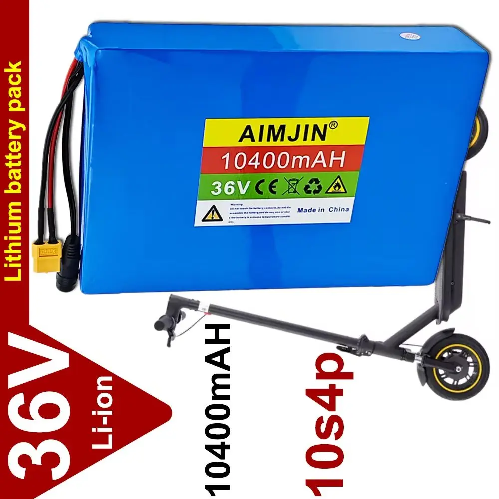for e-bike Electric Car Bicycle Motor Scooter New 36V Battery 10S4P Battery Pack 10.4Ah 500W 750W 18650 Lithium ion
for e-bike Electric Car Bicycle Motor Scooter New 36V Battery 10S4P Battery Pack 10.4Ah 500W 750W 18650 Lithium ion