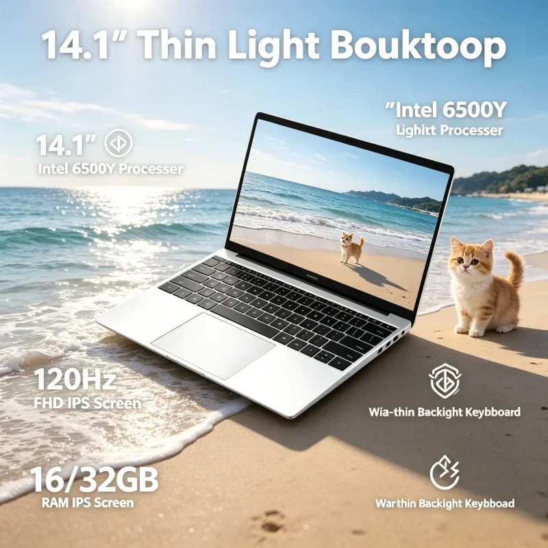 2026 New Hot Intel 6500Y Notebook 14.1" Ultra Thin 120Hz FHD IPS 16/32GB RAM 2TB SSD
2026 New Hot Intel 6500Y Notebook 14.1" Ultra Thin 120Hz FHD IPS 16/32GB RAM 2TB SSD