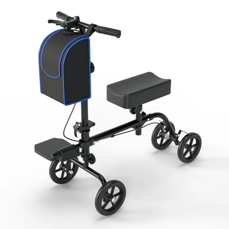 Single leg injury assist knee car fracture rehabilitation training walker folding four-wheel assist driving
Single leg injury assist knee car fracture rehabilitation training walker folding four-wheel assist driving