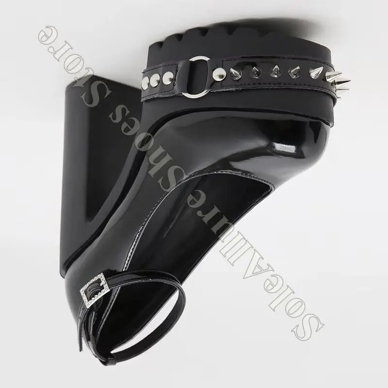 Platform Chunky Heel Sandals Open Toe Patent Leather Crisscross Strap Adjustable Buckle Non Slip Party Stage High Heels
Platform Chunky Heel Sandals Open Toe Patent Leather Crisscross Strap Adjustable Buckle Non Slip Party Stage High Heels