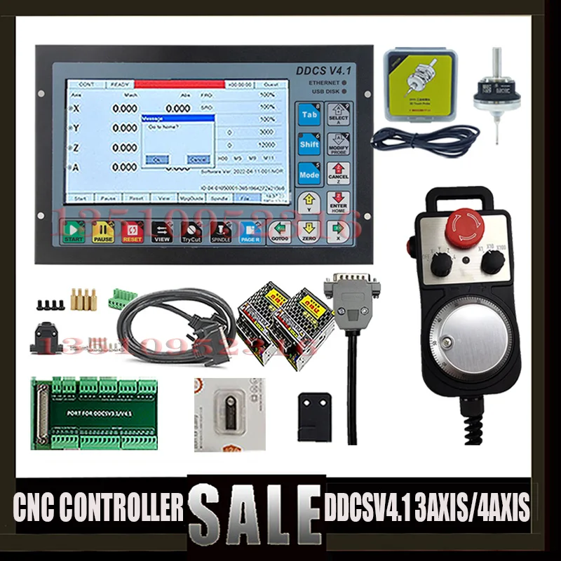 DDCSV3.1 Newly upgraded DDCSV4.1 3-axis 4-axis independent off-line machine tool engraving and milling CNC motion controller kit
DDCSV3.1 Newly upgraded DDCSV4.1 3-axis 4-axis independent off-line machine tool engraving and milling CNC motion controller kit