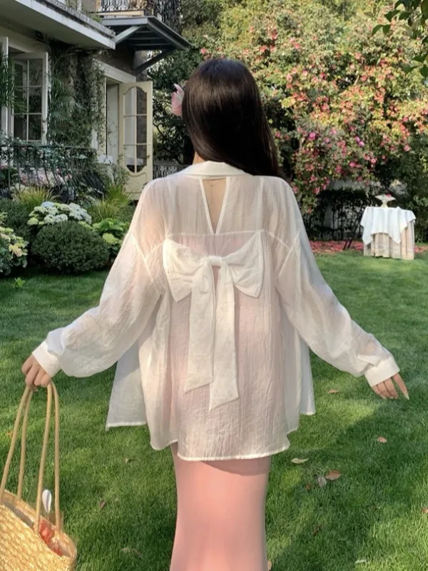 Women's Summer Lightweight Breathable Sun Protection Shirt Knot Design Loose Slimming Casual Versatile Open Cardiga...
Women's Summer Lightweight Breathable Sun Protection Shirt Knot Design Loose Slimming Casual Versatile Open Cardiga...