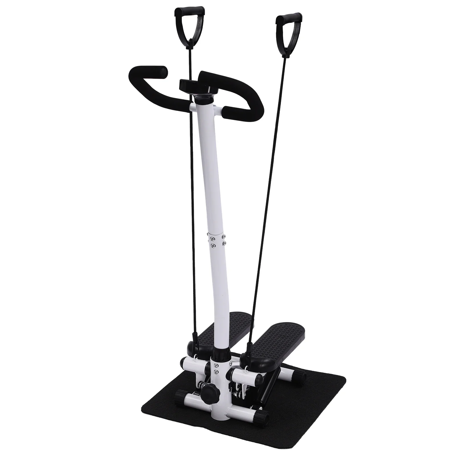Fitness Stepper With Handlebars, Adjustable Height Hydraulic Stair Steppers with Resistance Band, Loading 150kg/330lbs
Fitness Stepper With Handlebars, Adjustable Height Hydraulic Stair Steppers with Resistance Band, Loading 150kg/330lbs