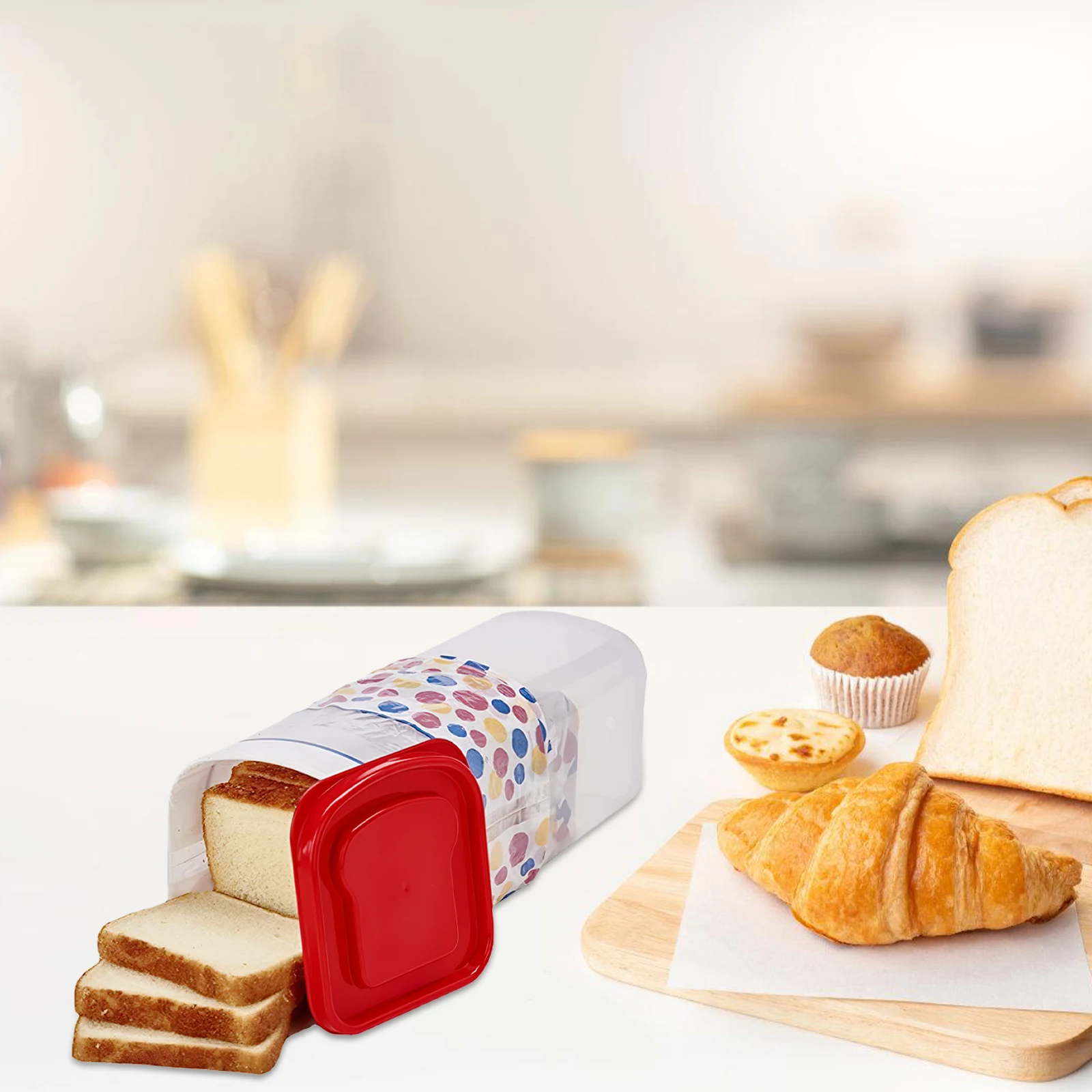 Bread Box Bakery Boxes Containers Airtight White Loaf Keeper ganizer Reusable Plastic Kitchen Pantry Solution
Bread Box Bakery Boxes Containers Airtight White Loaf Keeper ganizer Reusable Plastic Kitchen Pantry Solution