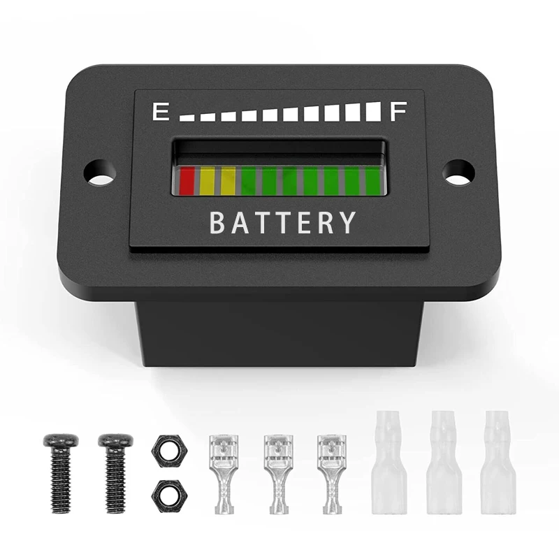 48V Battery Fuel Indicator Meter Gauge IP65 Fit for Yamaha Golf Cart Ezgo Club Car
48V Battery Fuel Indicator Meter Gauge IP65 Fit for Yamaha Golf Cart Ezgo Club Car