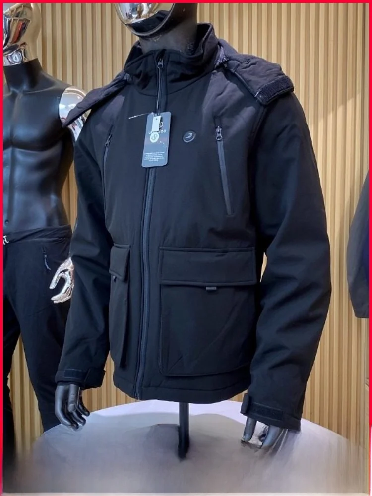 Мужская утепленная хлопковая куртка с капюшоном, теплая зимняя повседневная одежда с большими карманами, наполнитель из полиэфирного волокна, застежка-молния
Мужская утепленная хлопковая куртка с капюшоном, теплая зимняя повседневная одежда с большими карманами, наполнитель из полиэфирного волокна, застежка-молния