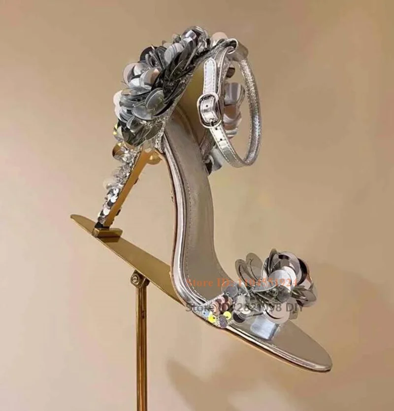 Beading Gypsophila Flowers Woman Stiletto Heel Ankle Wrap Leather Crystal Women's Shoes Elegant High Heels Summer Sandals
Beading Gypsophila Flowers Woman Stiletto Heel Ankle Wrap Leather Crystal Women's Shoes Elegant High Heels Summer Sandals