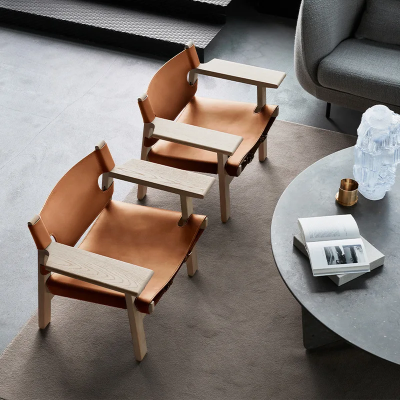 The product can be customized.Saddle leather hunting chair single seat Nordic living room lounge bedroom with armrests solid
The product can be customized.Saddle leather hunting chair single seat Nordic living room lounge bedroom with armrests solid