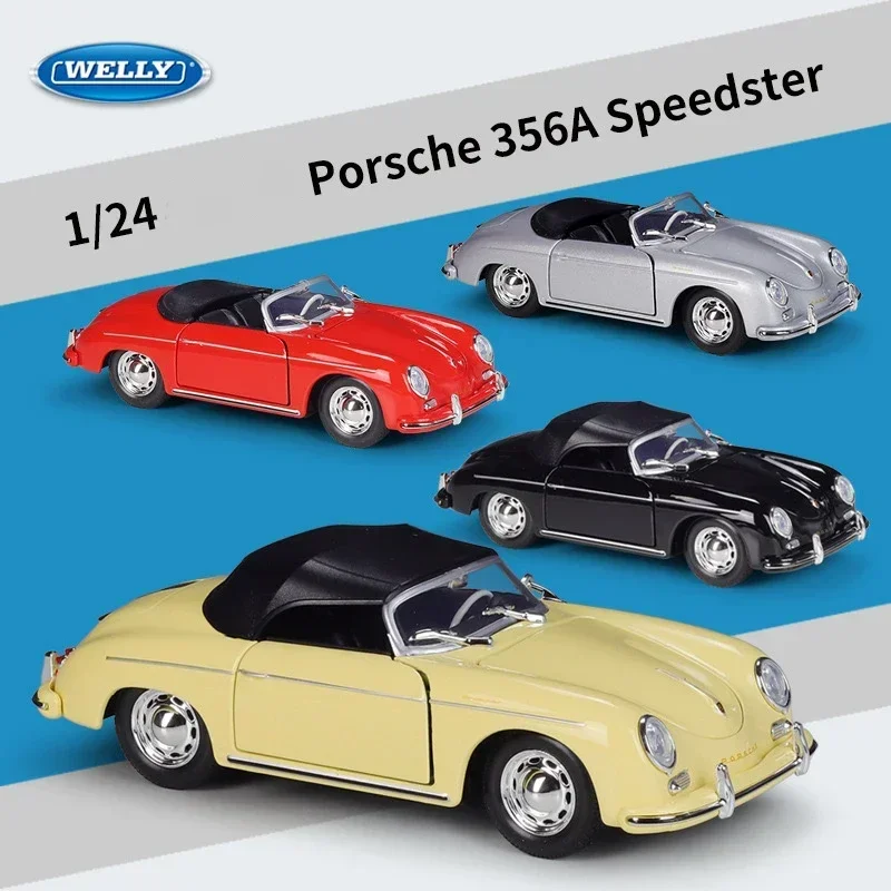 WELLY 1:24 Porsche 356A Speedster Simulation Alloy Car Model - Suitable for Children's Toys and Collections
WELLY 1:24 Porsche 356A Speedster Simulation Alloy Car Model - Suitable for Children's Toys and Collections