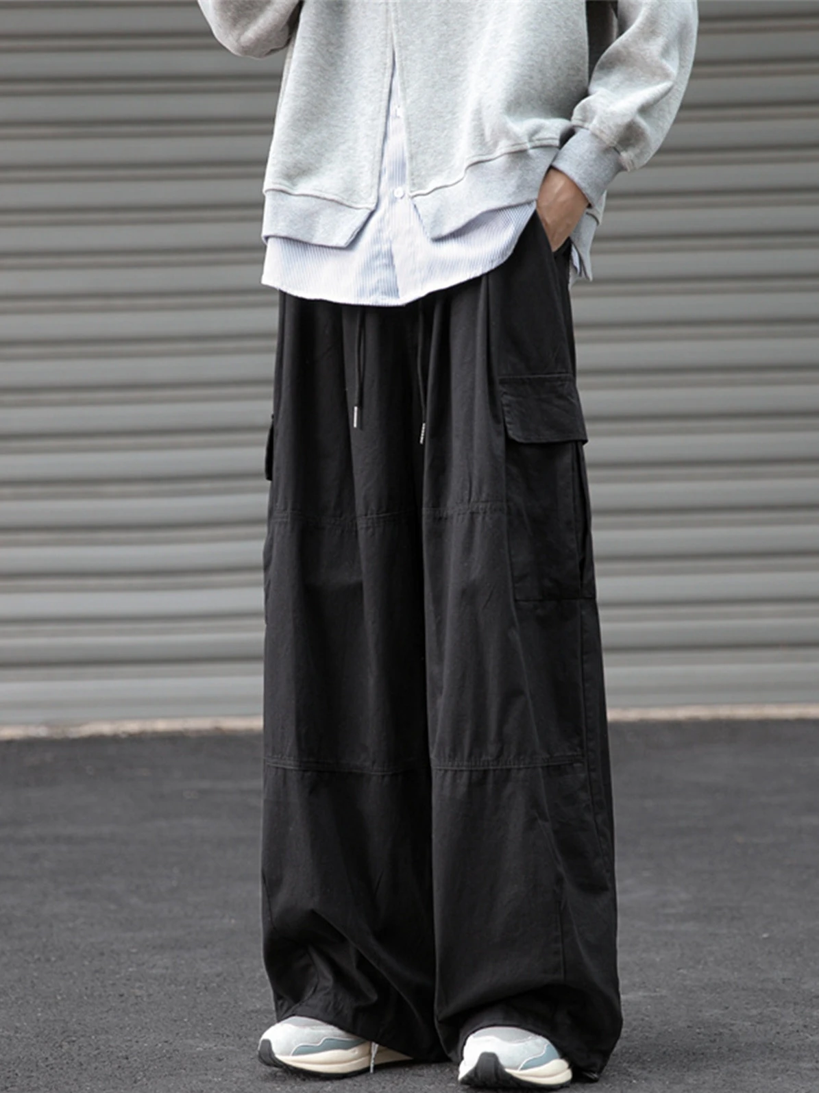 Loose Drapey Men's Casual Pants High Street Functional Sle American Streetwear Hip Hop Wide Leg Workwear Floor-Length
Loose Drapey Men's Casual Pants High Street Functional Sle American Streetwear Hip Hop Wide Leg Workwear Floor-Length