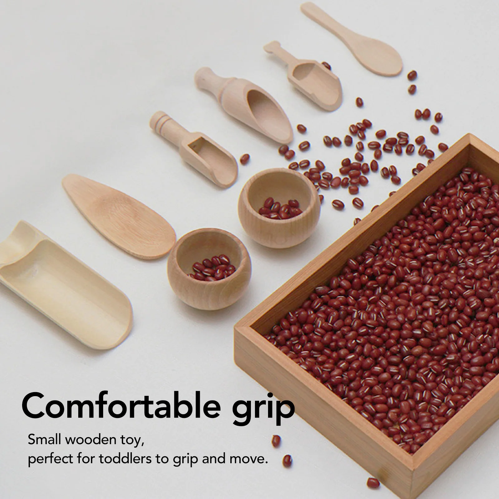 Wooden Sensory Bin Pre Teaching Funny Smooth Creative Educational Wooden Sensory Bin Tools for Fine Motor Learning
Wooden Sensory Bin Pre Teaching Funny Smooth Creative Educational Wooden Sensory Bin Tools for Fine Motor Learning