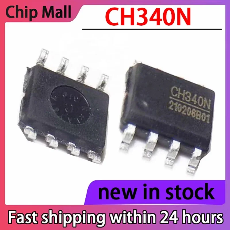 2PCS New CH340N CH340 SOP8 USB To Serial Port IC Chip with Built-in Crystal Oscillator in Stock
2PCS New CH340N CH340 SOP8 USB To Serial Port IC Chip with Built-in Crystal Oscillator in Stock