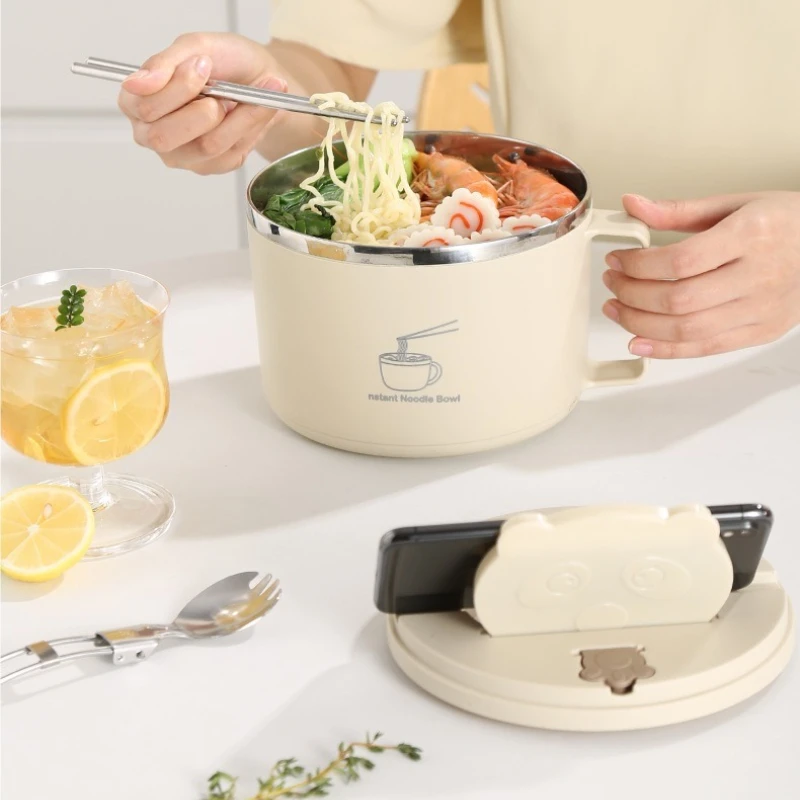 316 Food Grade Stainless Steel Insulated Large Capacity Instant Noodle Bowl Insulated Leak Proof Lunch Box
316 Food Grade Stainless Steel Insulated Large Capacity Instant Noodle Bowl Insulated Leak Proof Lunch Box