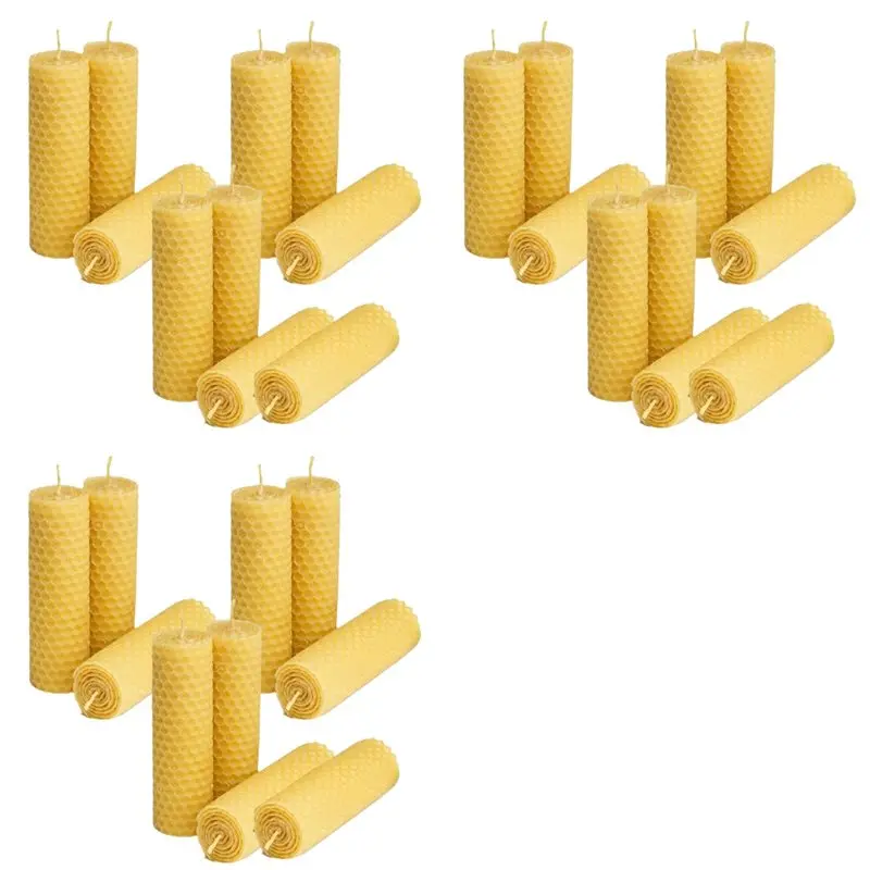 JFB 30 Pieces 100% Natural Beeswax Candle Making Kit, Honeycomb Texture DIY Beeswax Candle Craft Set
JFB 30 Pieces 100% Natural Beeswax Candle Making Kit, Honeycomb Texture DIY Beeswax Candle Craft Set