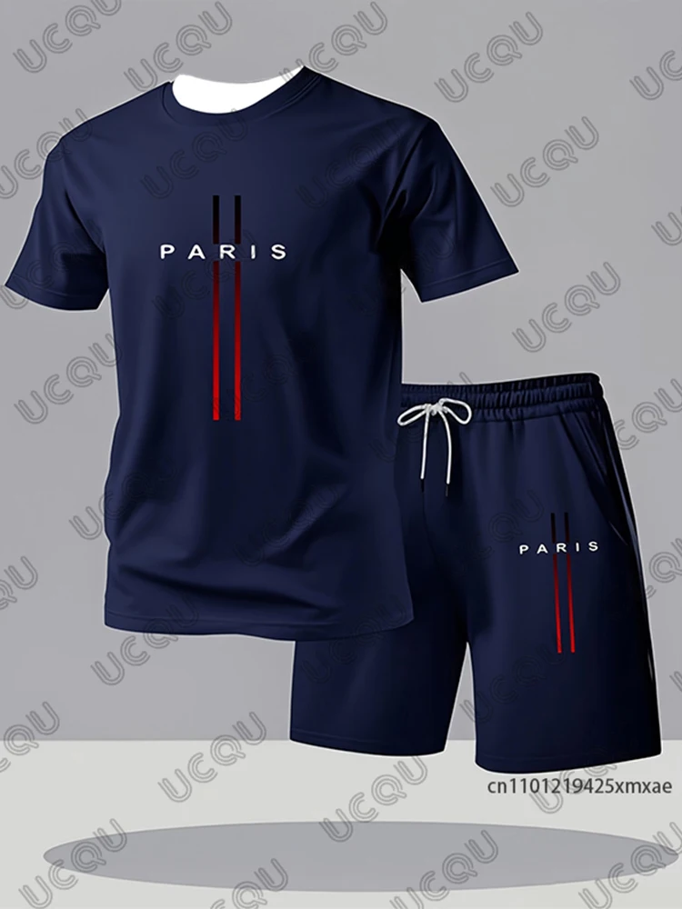 2026 Men's Tracksuit Paris Solid Color Print T-shirt Shorts Suit Sport Jogging Set Oversized Outdoor Streetwear Male Clothes
2026 Men's Tracksuit Paris Solid Color Print T-shirt Shorts Suit Sport Jogging Set Oversized Outdoor Streetwear Male Clothes