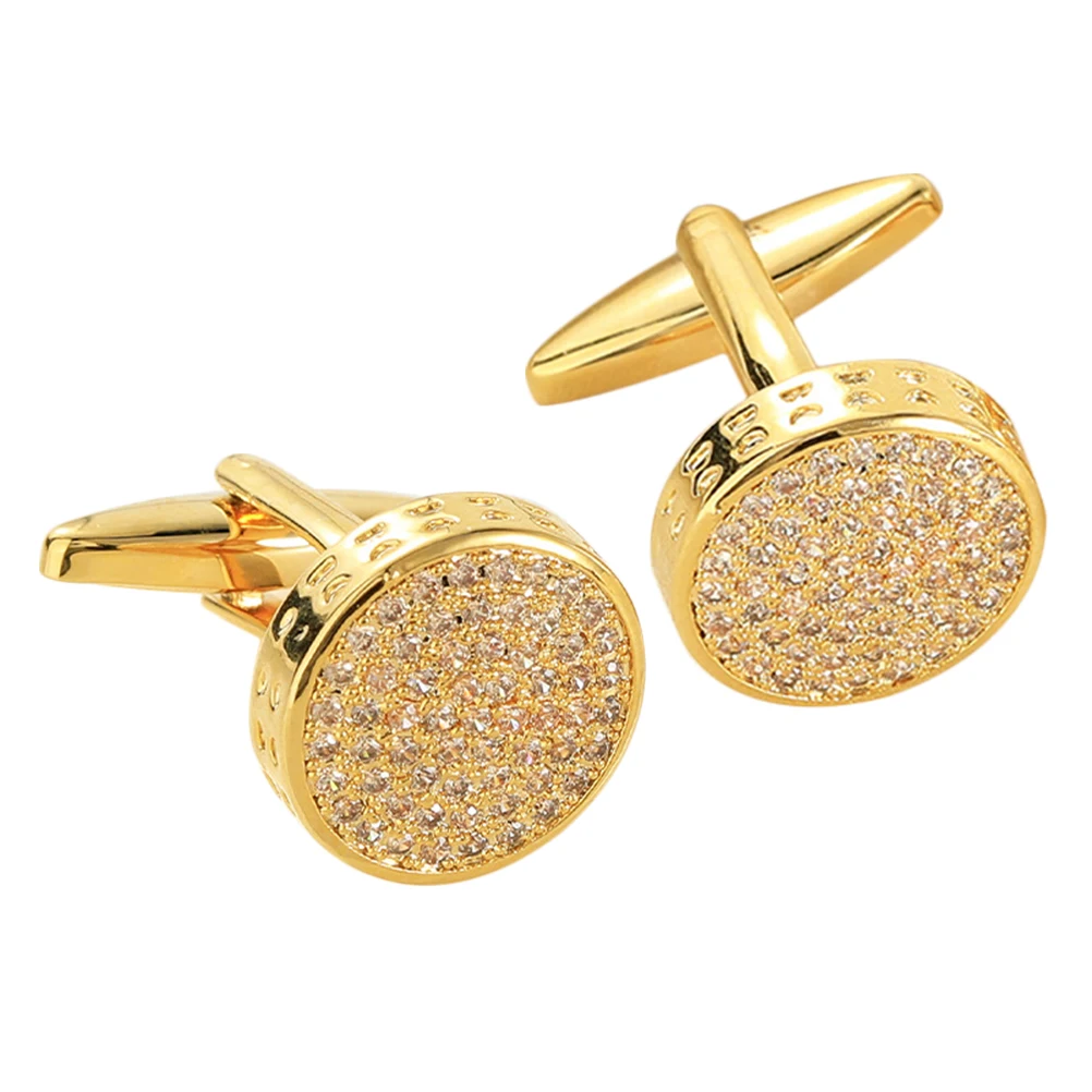 1 Pair Men's Cufflinks Crystal French Style Long Lasting Shine Rhinestone Cufflinks For Formal Wear Classic
1 Pair Men's Cufflinks Crystal French Style Long Lasting Shine Rhinestone Cufflinks For Formal Wear Classic