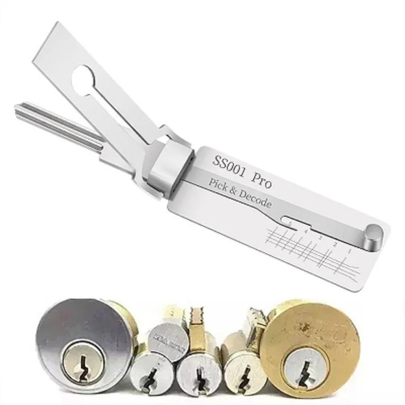 SS001 304 Stainless Steel Lock Key Precision Hook Pick Set Door Lock Maintenance Repair Tool Unlocking Engineering Key Decoder
SS001 304 Stainless Steel Lock Key Precision Hook Pick Set Door Lock Maintenance Repair Tool Unlocking Engineering Key Decoder