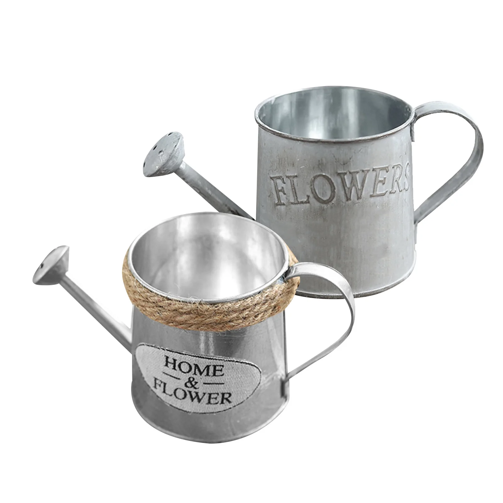 2pcs Metal Watering Can Flower Vase Vintage Rustic Farmhouse Style Sprinkler Pot For Garden Home Decor Iron Gardening Tool 
2pcs Metal Watering Can Flower Vase Vintage Rustic Farmhouse Style Sprinkler Pot For Garden Home Decor Iron Gardening Tool