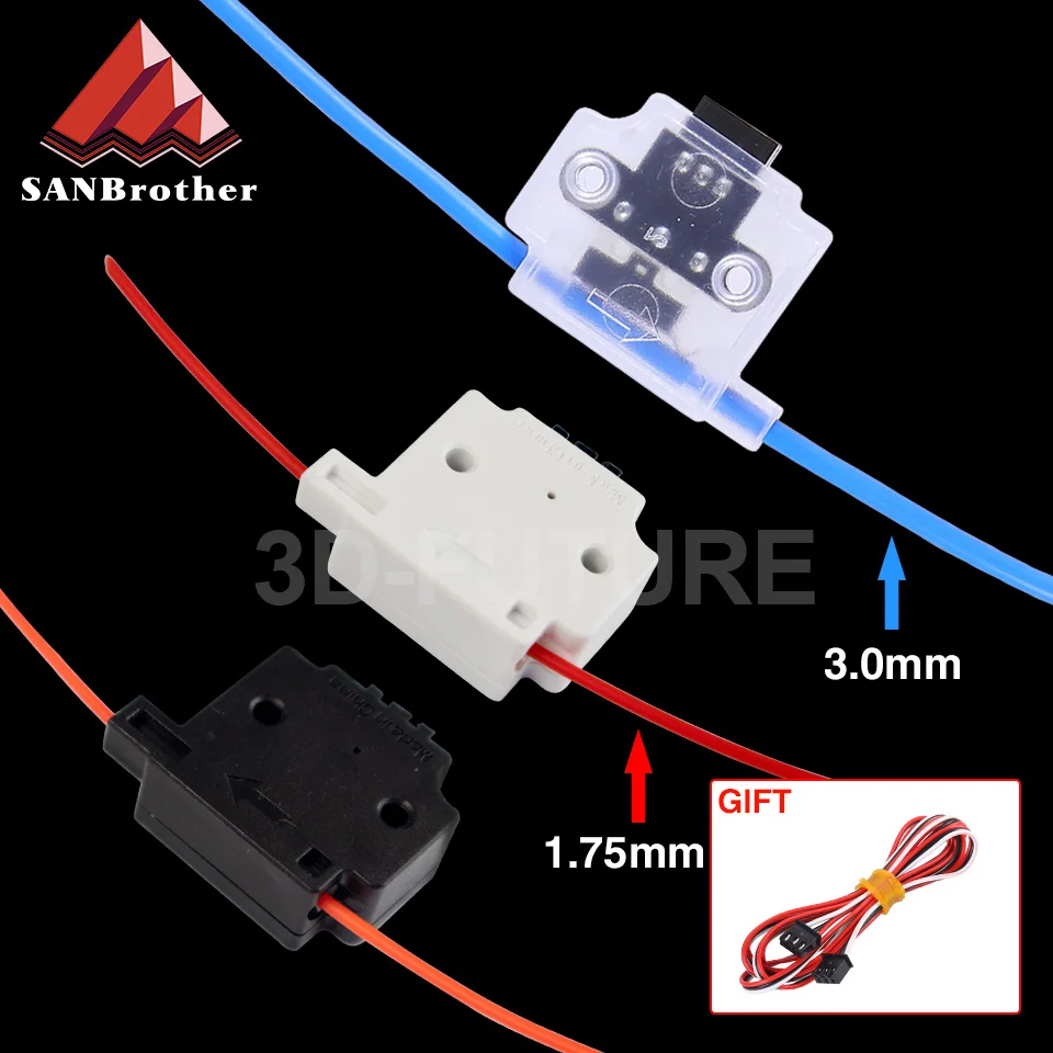Filament Break Detection Module With 1M Cable Run-out Sensor Material Runout Detector For 3D Printer Creality Ender 3 V2 CR10
Filament Break Detection Module With 1M Cable Run-out Sensor Material Runout Detector For 3D Printer Creality Ender 3 V2 CR10