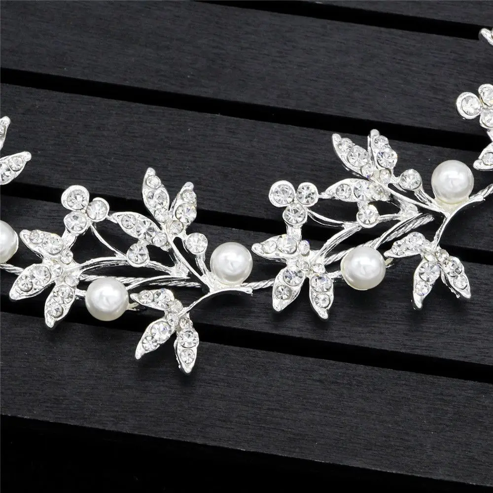 Hair Accessories Silver Color Hairband Bride Tiara Headband Women Headband Hair Jewelry Pearl Rhinestone
Hair Accessories Silver Color Hairband Bride Tiara Headband Women Headband Hair Jewelry Pearl Rhinestone