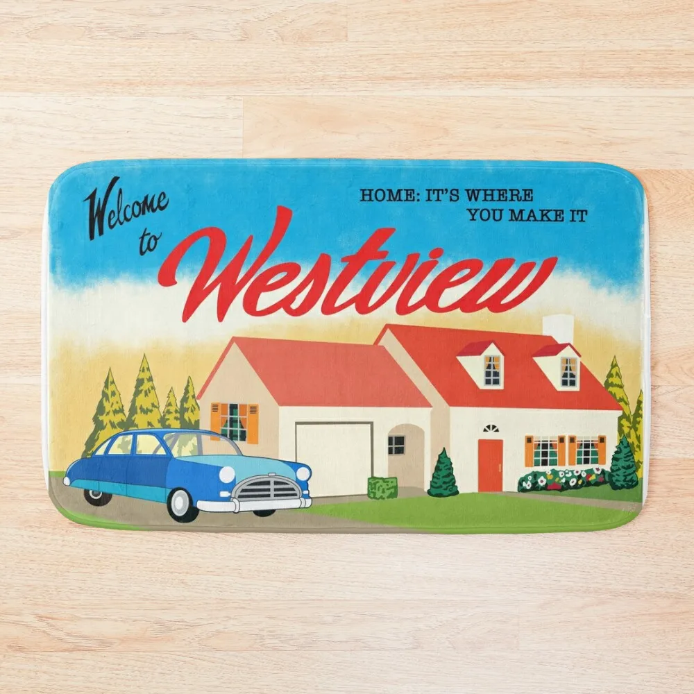 Wandavision Westview - Home: It's Where You Make It Bath Mat Bedroom Carpet Kitchens DoorEntrance Door Mat
Wandavision Westview - Home: It's Where You Make It Bath Mat Bedroom Carpet Kitchens DoorEntrance Door Mat