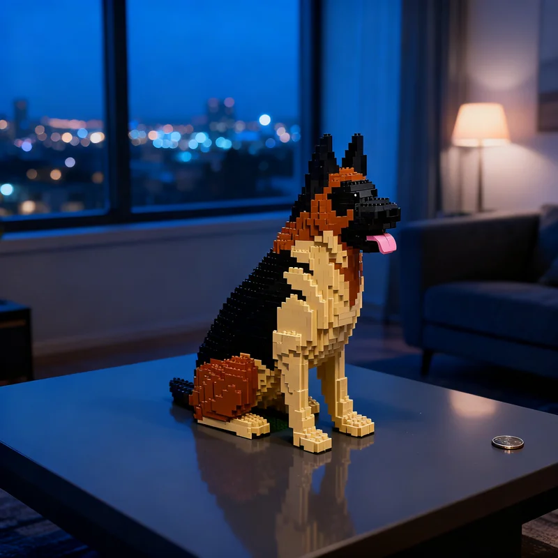 3818pcs MOC German Shepherd Dog Sculptures Model Building Blocks Construction Christmas Gifts Toy Creative DIY Idea Brick Kids
3818pcs MOC German Shepherd Dog Sculptures Model Building Blocks Construction Christmas Gifts Toy Creative DIY Idea Brick Kids