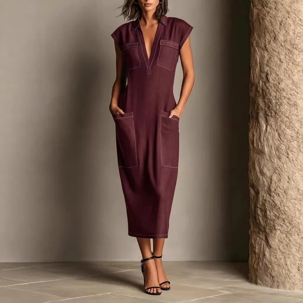 Dress Dresses Women Spring Summer Cotton Linen Stand Collar Sleeveless Loose Casual Boho Maxi Long Sundress
Dress Dresses Women Spring Summer Cotton Linen Stand Collar Sleeveless Loose Casual Boho Maxi Long Sundress