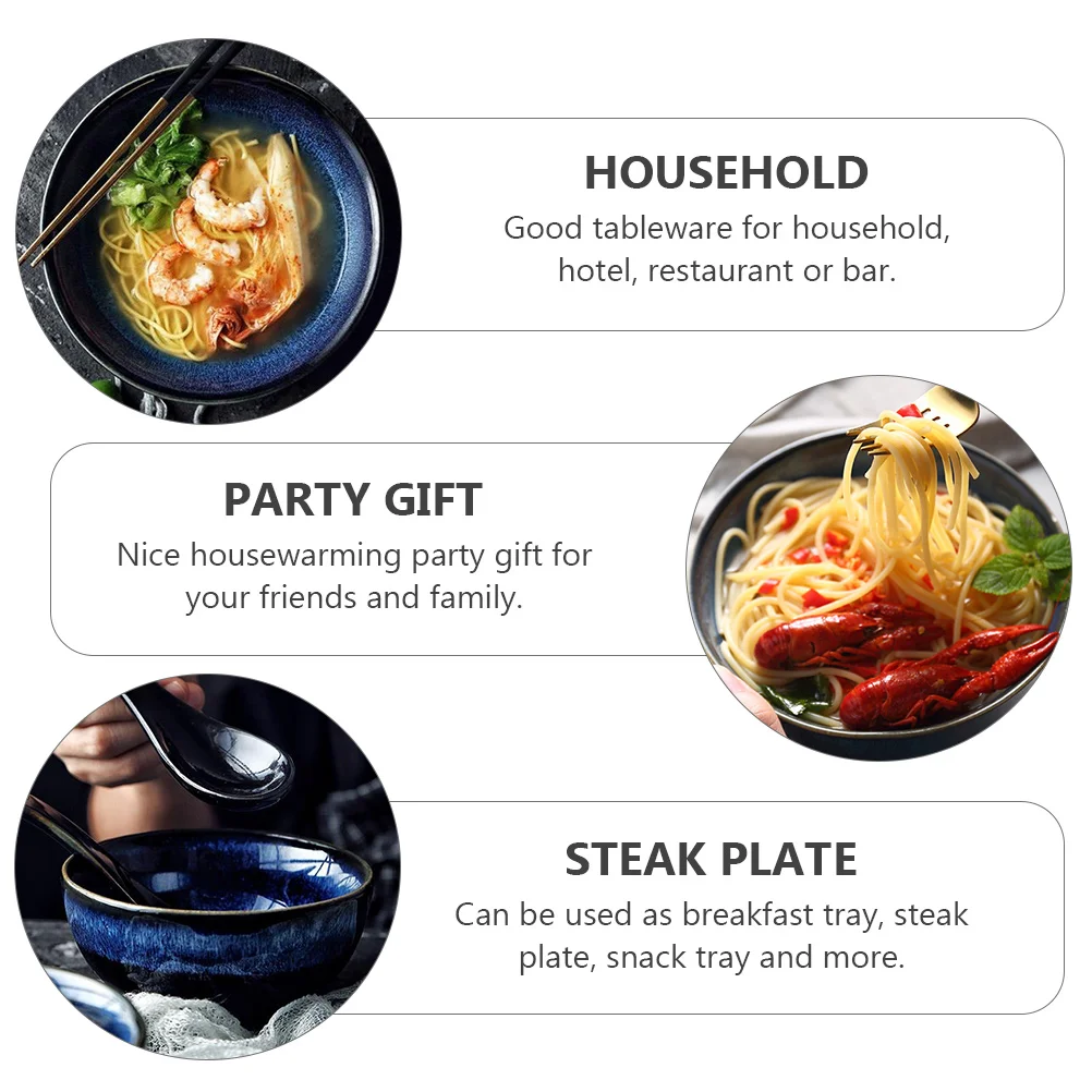 2Pcs Japanese Style Ceramic Bowls Porcelain Creative Instant Noodle Ramen Rice Salad Household Food Container Bowls 
2Pcs Japanese Style Ceramic Bowls Porcelain Creative Instant Noodle Ramen Rice Salad Household Food Container Bowls