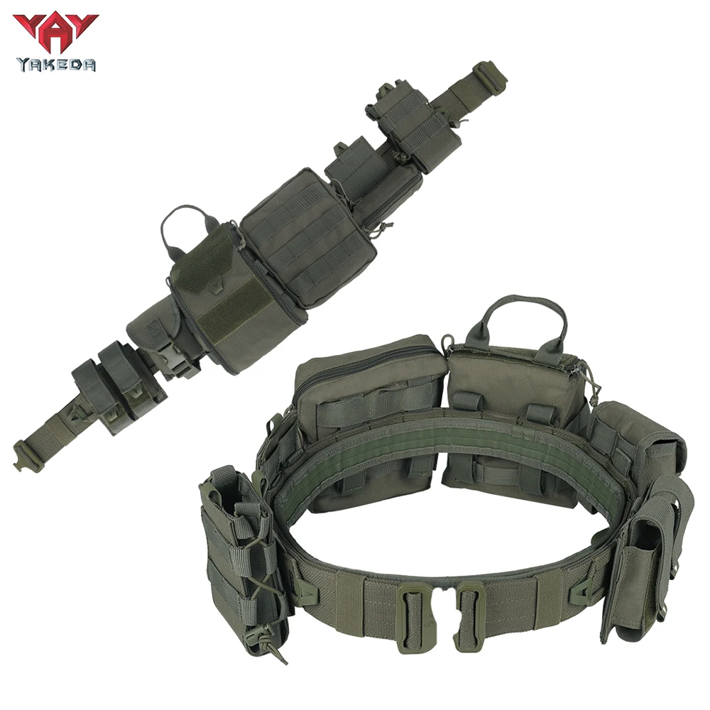 Yakeda Gear Tactical Duty Belt Tactical Belt Outdoor Training Use Modular Belt with Detachable Pouches Quick Release Buckle
Yakeda Gear Tactical Duty Belt Tactical Belt Outdoor Training Use Modular Belt with Detachable Pouches Quick Release Buckle