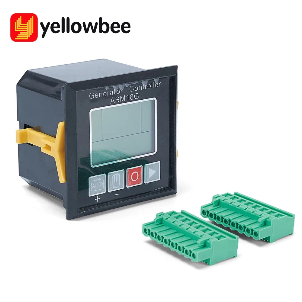 ASM18G Auto Start Generator Controller Diesel Genset Parts Power Alternator Electronic Monitor Board Pannel Control Module
ASM18G Auto Start Generator Controller Diesel Genset Parts Power Alternator Electronic Monitor Board Pannel Control Module