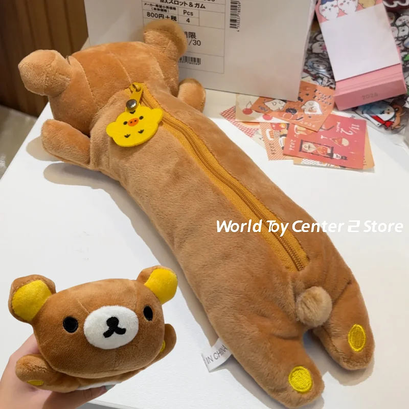 Милый плюшевый пенал Rilakkuma/Korilakkuma в виде белого и коричневого медведей и пчелы, мультяшный пенал-медведь, сумка для хранения ручек, школьные подарки
Милый плюшевый пенал Rilakkuma/Korilakkuma в виде белого и коричневого медведей и пчелы, мультяшный пенал-медведь, сумка для хранения ручек, школьные подарки