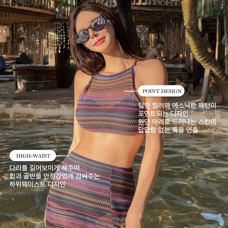 2025 New Korean Women'S Suit Summer Backless Sexy Pleated Bikini Fashion Beachwear Two Piece Jumpsuit Swimwear Woman Swimsuit
2025 New Korean Women'S Suit Summer Backless Sexy Pleated Bikini Fashion Beachwear Two Piece Jumpsuit Swimwear Woman Swimsuit