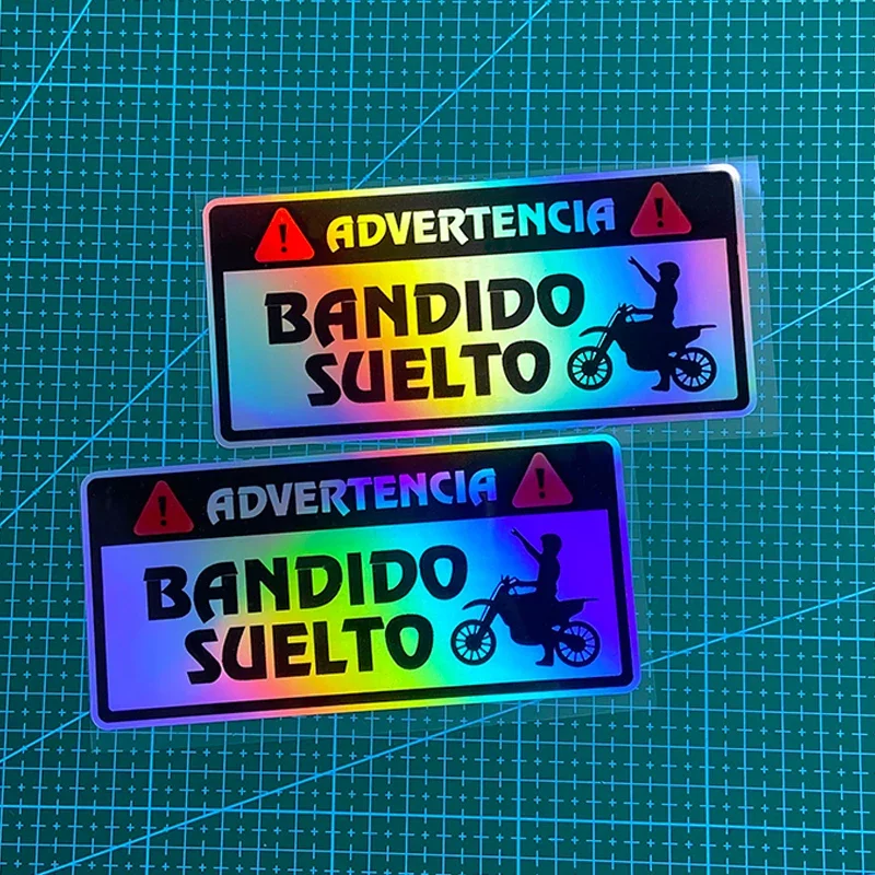 1PC ADCERTENCIA BANDIDO SUELTO Spanish Warning Waterproof Vinyl Stickers Anti UV Decals Motorcycle Car Toolbox Laptop Body Decor
1PC ADCERTENCIA BANDIDO SUELTO Spanish Warning Waterproof Vinyl Stickers Anti UV Decals Motorcycle Car Toolbox Laptop Body Decor