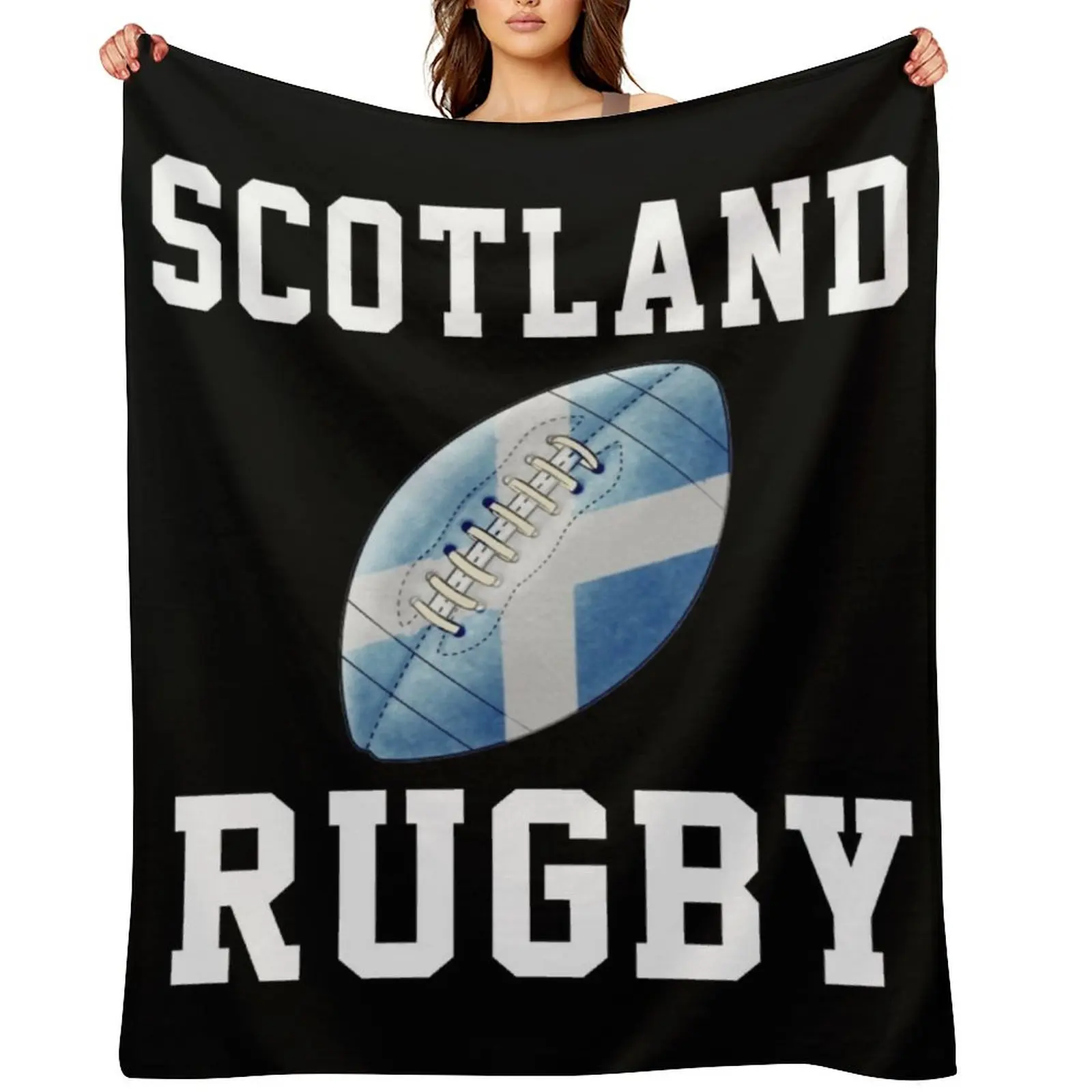 Scotland Rugby Throw Blanket Flannel Fabric For Baby For Sofa Thin Camping Blankets
Scotland Rugby Throw Blanket Flannel Fabric For Baby For Sofa Thin Camping Blankets