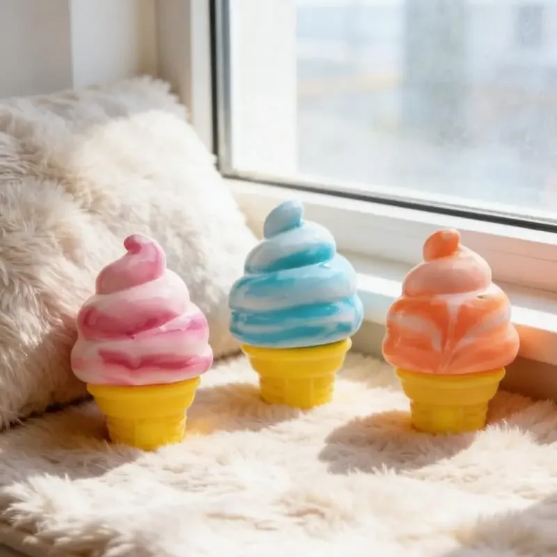 NEW Colorful Ice Cream Shaped Nee-Doh Nice Cream Cone Sensory Stress Reliever Fidget Toy for Anxiety Focus Adults & Kid Toy Gift
NEW Colorful Ice Cream Shaped Nee-Doh Nice Cream Cone Sensory Stress Reliever Fidget Toy for Anxiety Focus Adults & Kid Toy Gift
