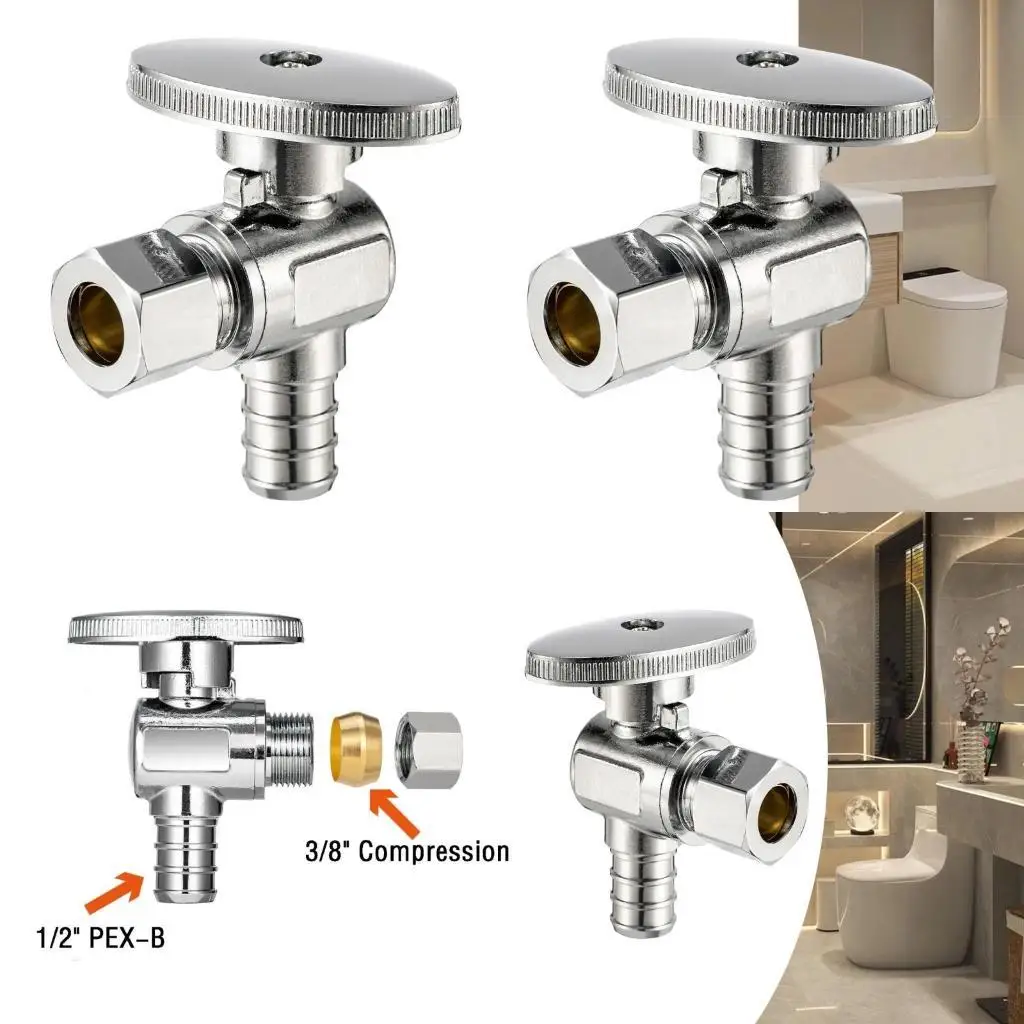 R9UF Coppers Stop Valves Turn Water Shut Down Valves Replacement Compression Outlet Valves Easy to Install
R9UF Coppers Stop Valves Turn Water Shut Down Valves Replacement Compression Outlet Valves Easy to Install