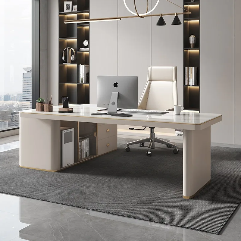 Light luxury slate office desk home bedroom study corner desk modern simplicity high sense
Light luxury slate office desk home bedroom study corner desk modern simplicity high sense