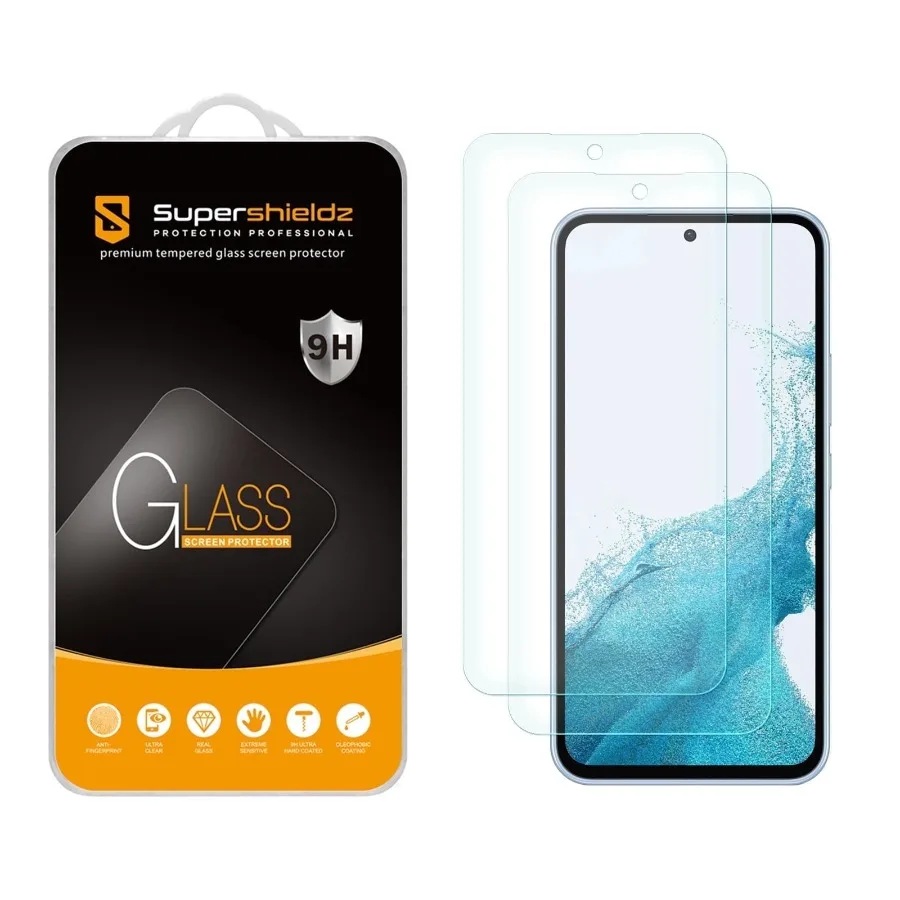 2 Pack Designed for Samsung Galaxy A54 5G Tempered Glass Screen Protector, Anti Scratch, Bubble Free
2 Pack Designed for Samsung Galaxy A54 5G Tempered Glass Screen Protector, Anti Scratch, Bubble Free