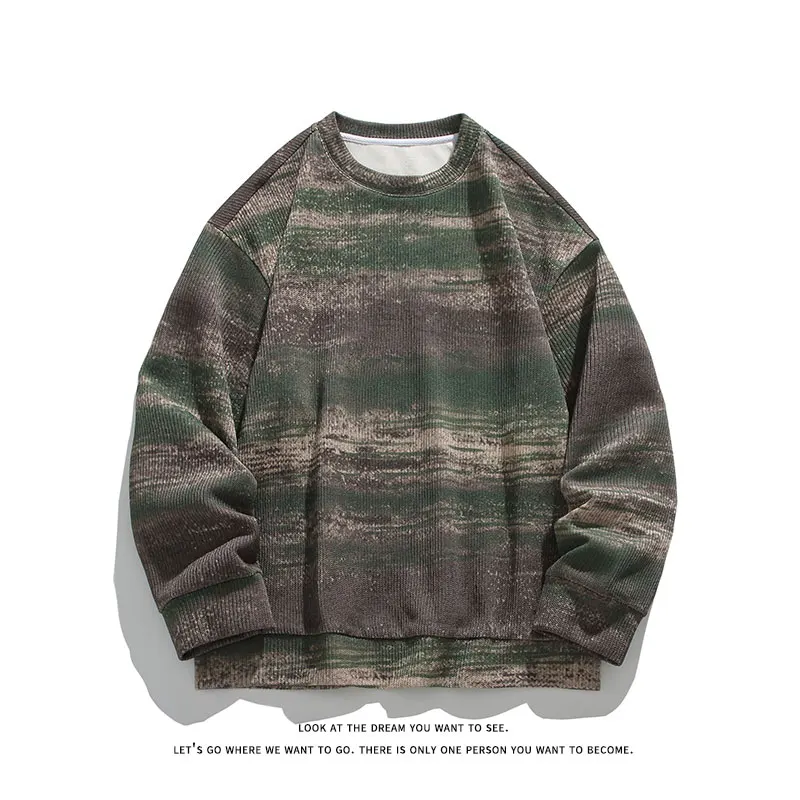 Tie Dye Sweatshirt Men's Vintage Color Block Pullover Sweatshirts Loose Fit Long Sleeve Round Neck Tops Unisex Couple Clothing
Tie Dye Sweatshirt Men's Vintage Color Block Pullover Sweatshirts Loose Fit Long Sleeve Round Neck Tops Unisex Couple Clothing